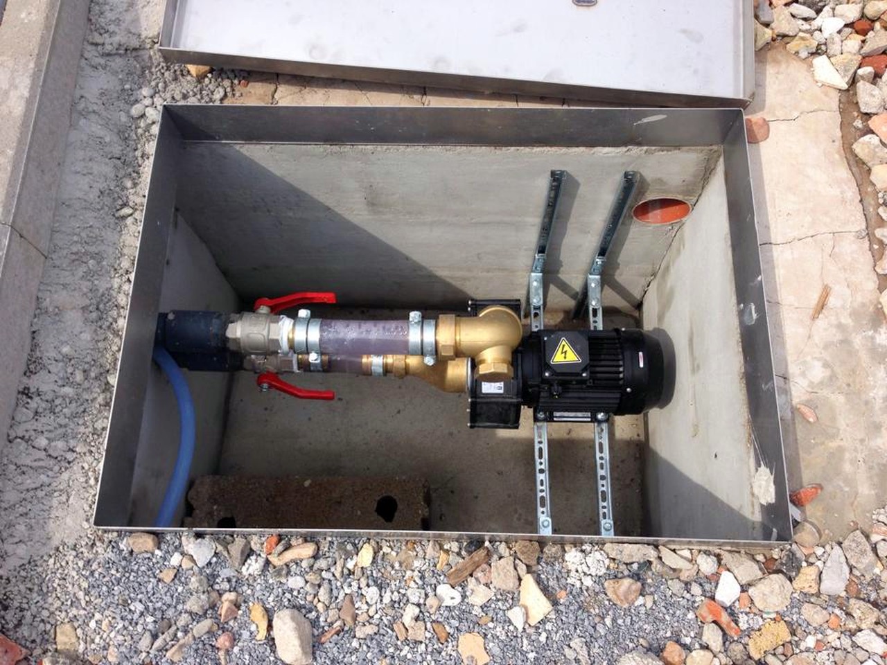 Speck Gegenstromanlage 400V 4,0kW montiert