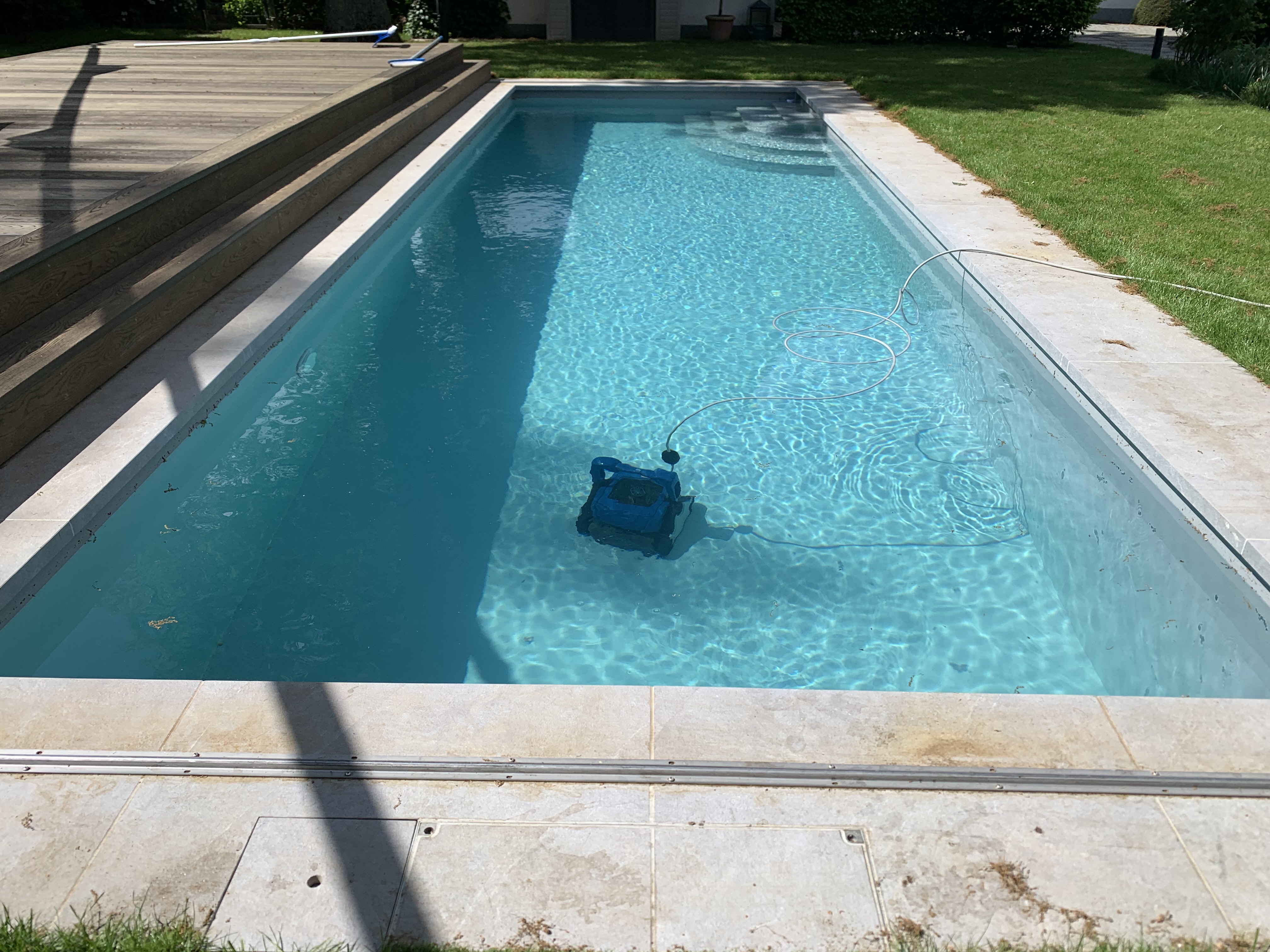 Becken komplett grau